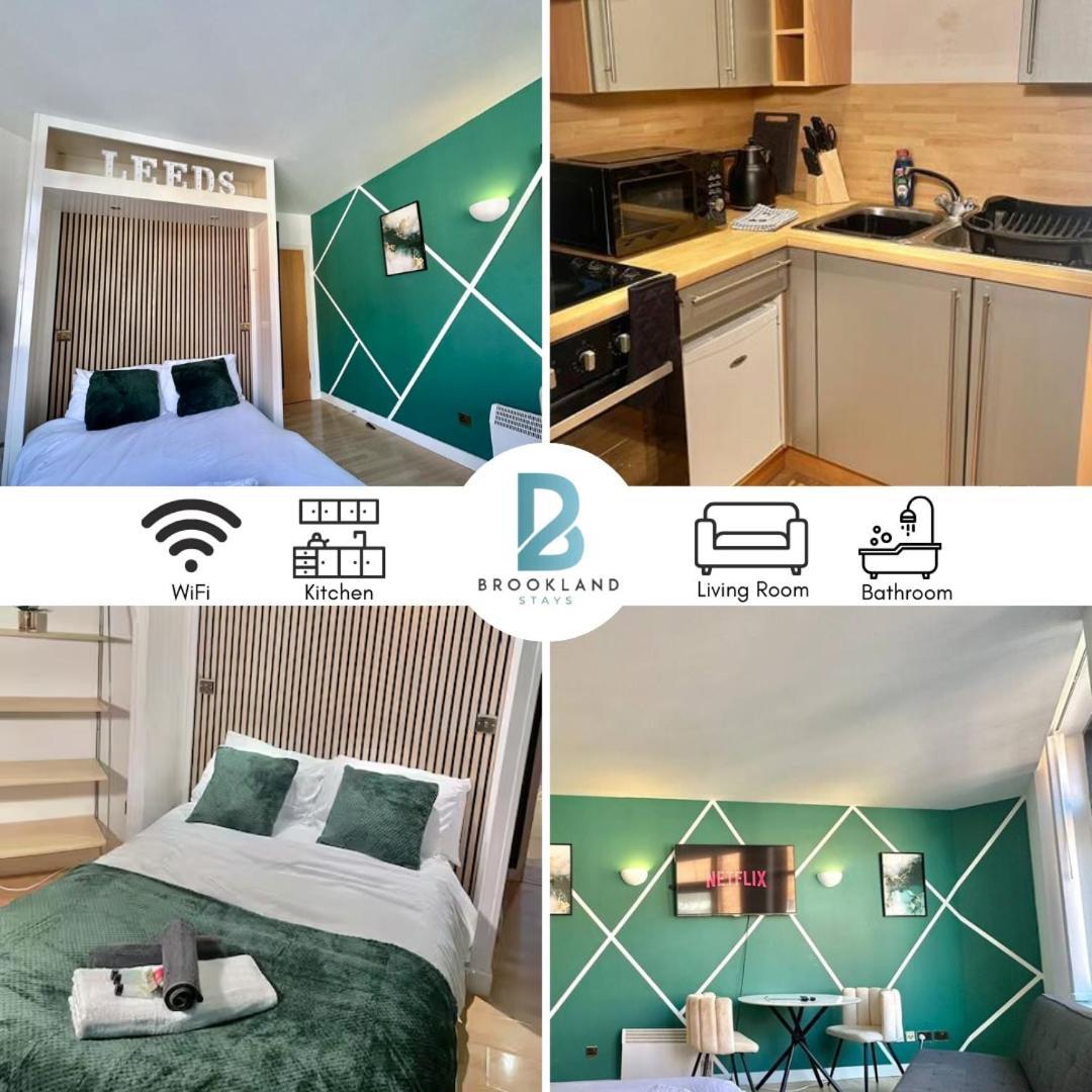 Studio Flat By Brookland Stays Serviced Accommodation Short Lets Leeds With Free Wifi Exterior photo